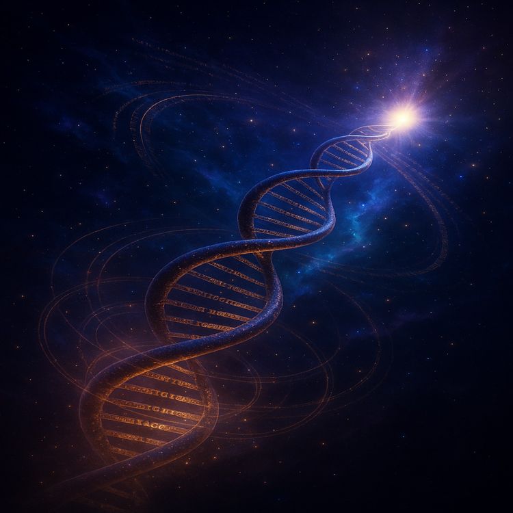 cover art for Creation Meets Code: The DNA of Life’s Grand Design