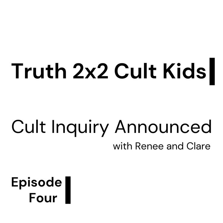 cover art for Cult Inquiry Announced with Renee & Clare