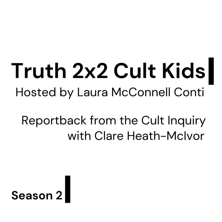 cover art for Reportback from the cult inquiry with Clare Heath-McIvor