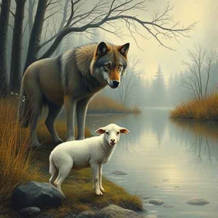 cover art for Das Lamm und der Wolf (The Lamb and the Wolf)