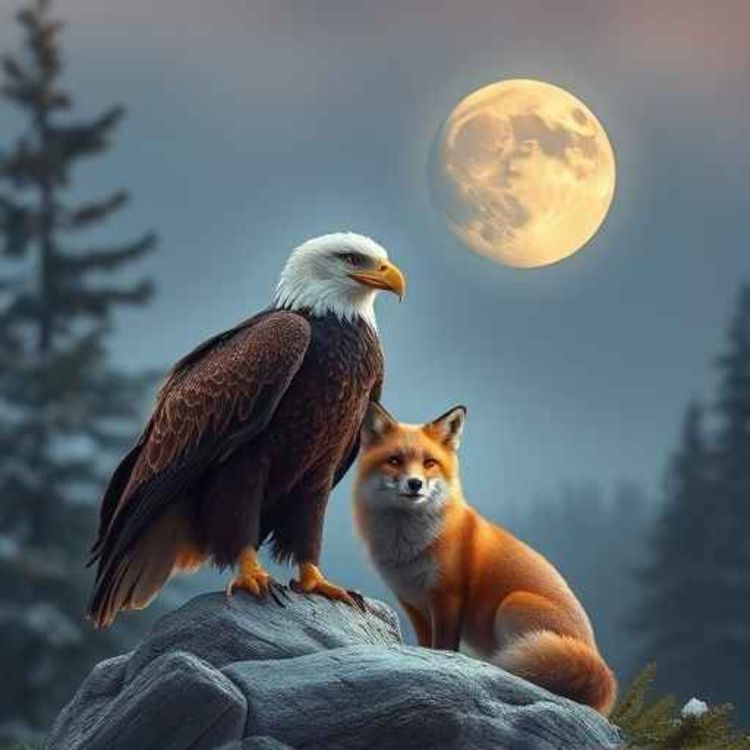 cover art for Der Adler und der Fuchs (The Eagle and the Fox)