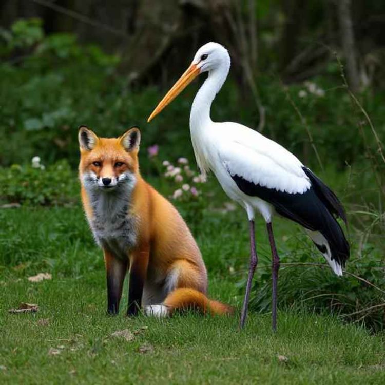 cover art for Der Fuchs und der Storch