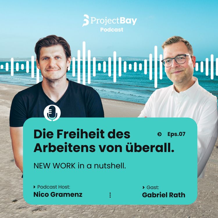 cover art for Folge 7 - New Work in a nutshell - Gabriel Rath über die Zukunft flexibler Arbeit. 