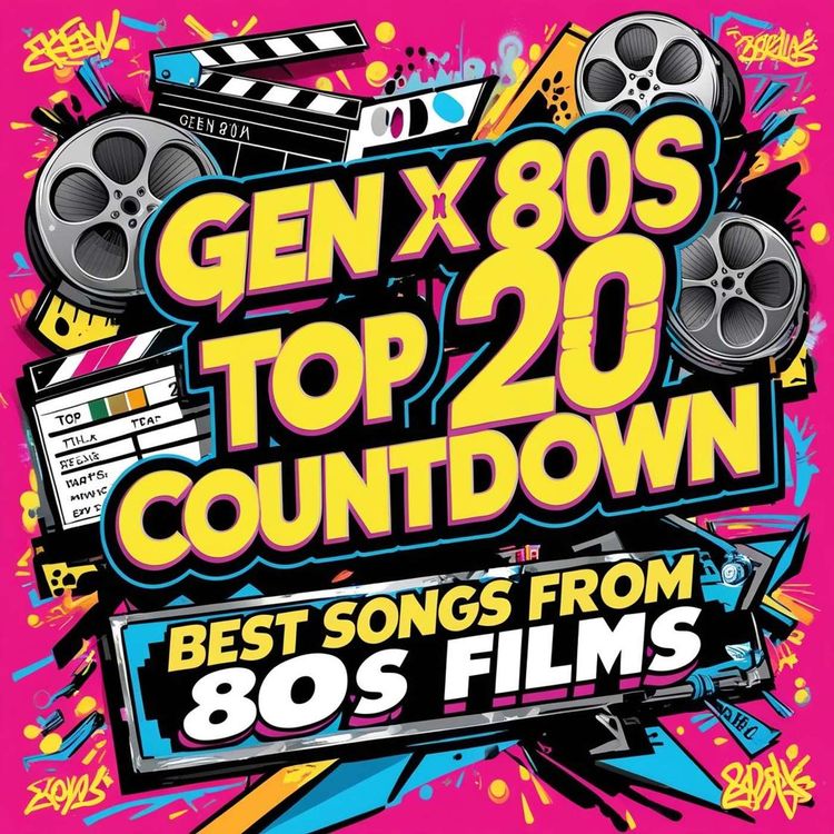 cover art for Gen X 80s Top 20 Countdown: Best Songs from 80s Films (Part 1: 50–26)