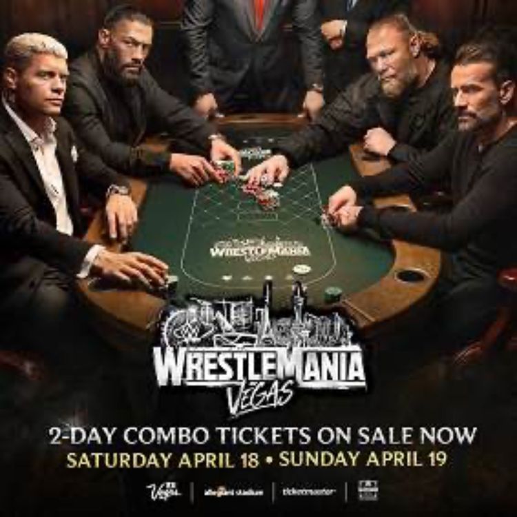 cover art for Wrestlemania 42 tickets SLASHED & I attend AEW Dynamite/Collison in Manchester