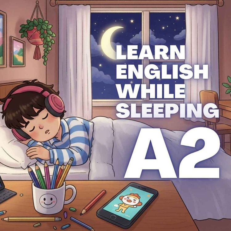cover art for Learn English While Sleeping - level A2 - Easy English conversation for Beginners