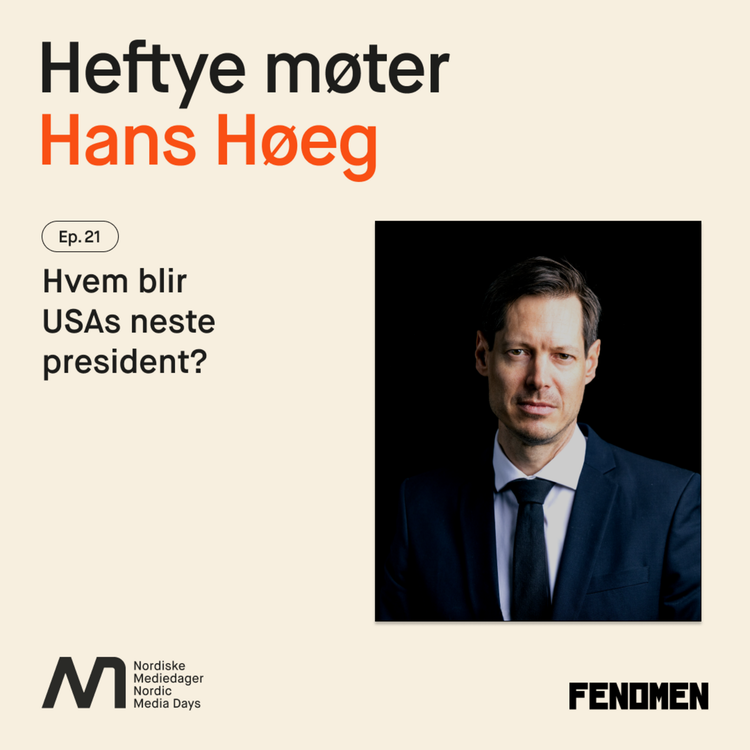 cover art for Hans Høeg - Hvem blir USAs neste president?