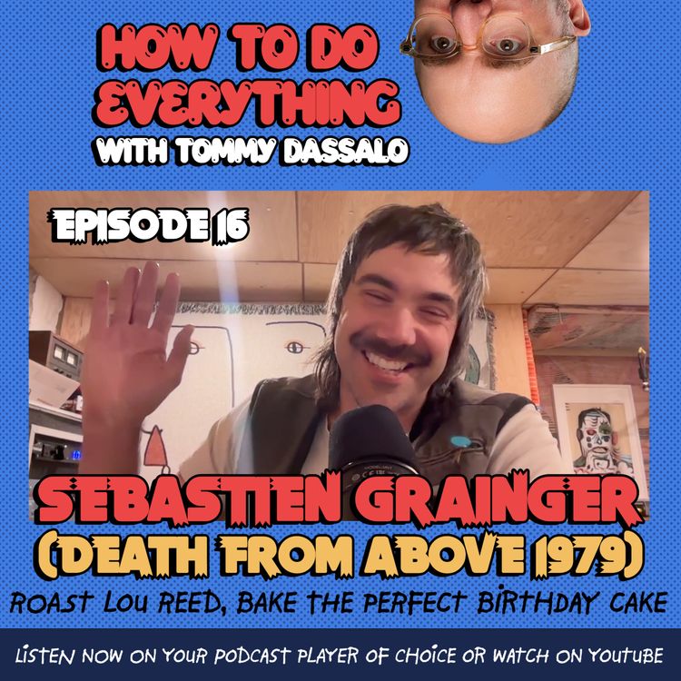 cover art for Sebastien Grainger (Death From Above 1979): Roast Lou Reed, Bake The Perfect Birthday Cake
