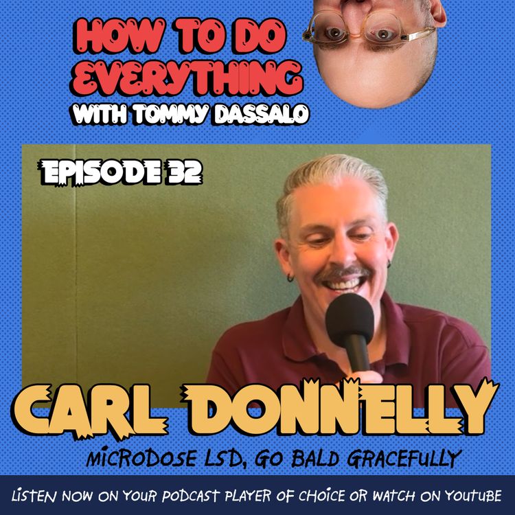 cover art for Carl Donnelly: Microdose LSD, Go Bald Gracefully