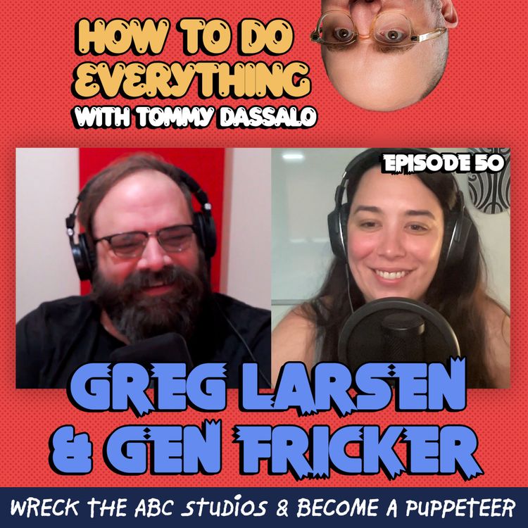 cover art for Greg Larsen & Gen Fricker: Wreck The ABC Studios, Become A Puppeteer