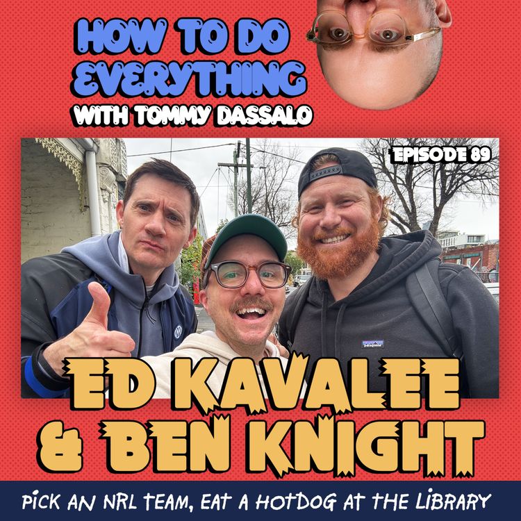cover art for Ed Kavalee & Ben Knight: Pick An NRL Team, Eat A Hotdog At The Library