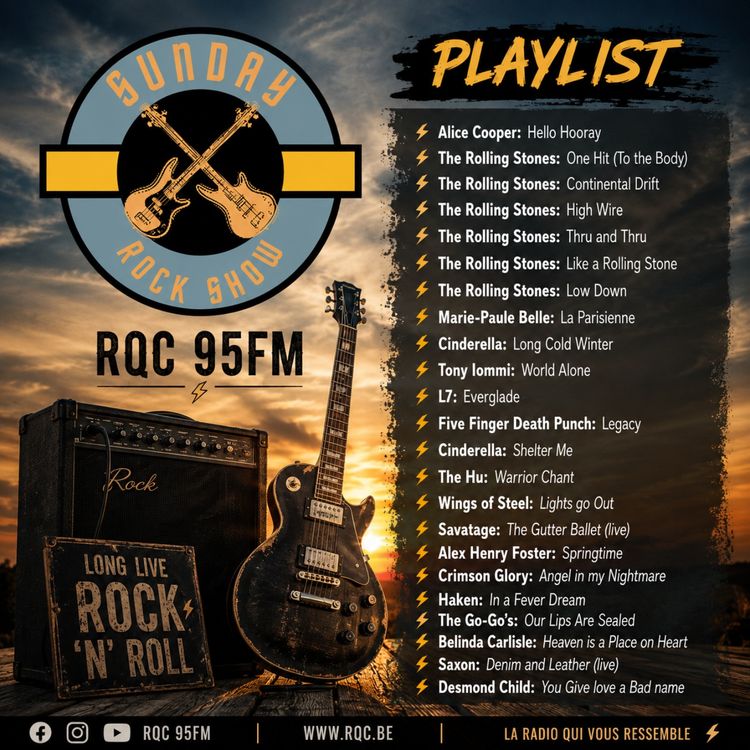 cover art for Sunday Rock Show 02/08/26