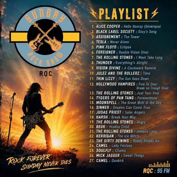 cover art for Sunday Rock Show 16/08/26