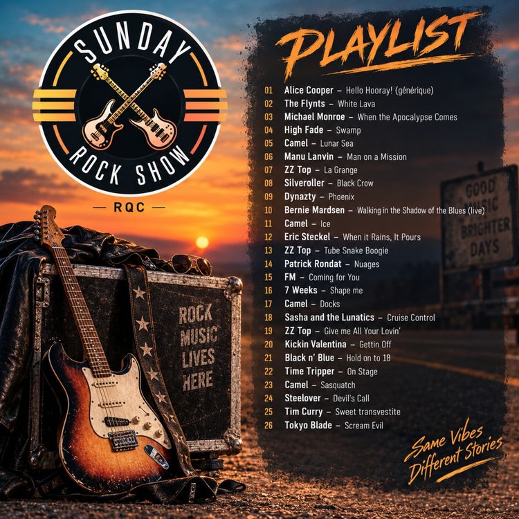 cover art for Sunday Rock Show 06/09/26