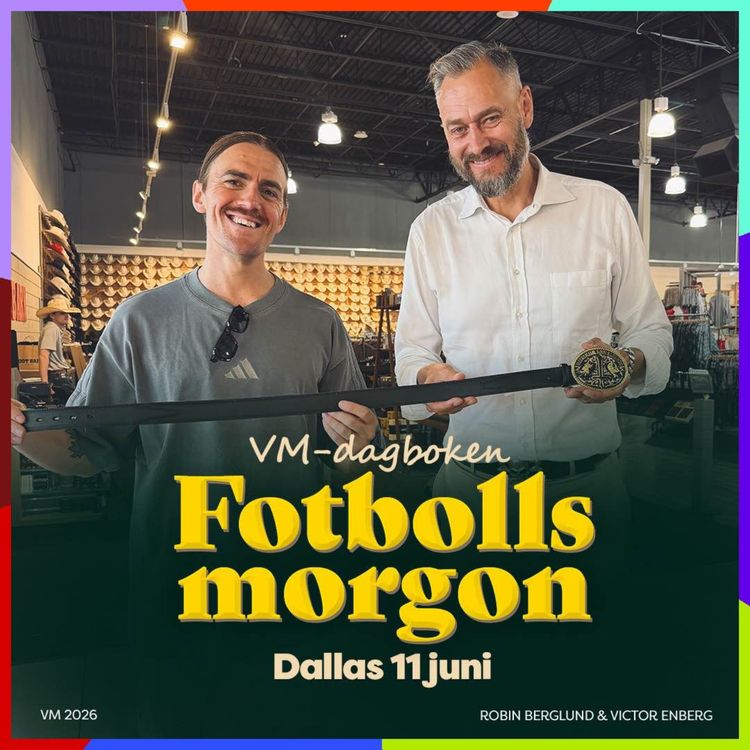 cover art for VM-dagboken: Dallas 11 juni (Bältes-shopping med Olof Lundh)