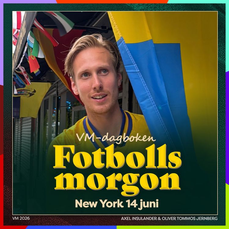 cover art for VM-dagboken: New York 14 juni (Vi är med i matchen)