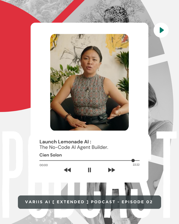 cover art for EP 002 - Launch Lemonade AI by Cien Solon: the No-Code AI Agent Builder
