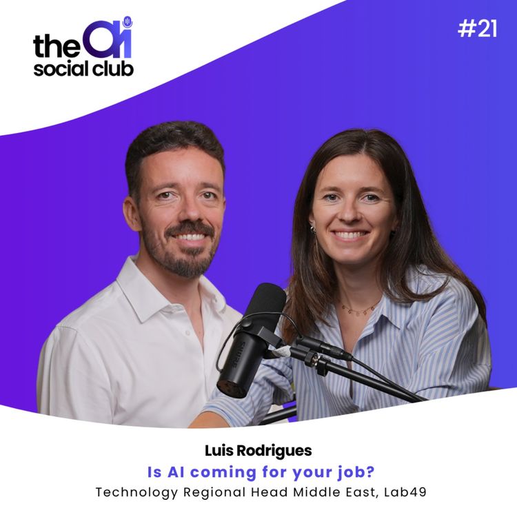 cover art for #21 Is AI coming for your job? - Luis Rodrigues, Lab49
