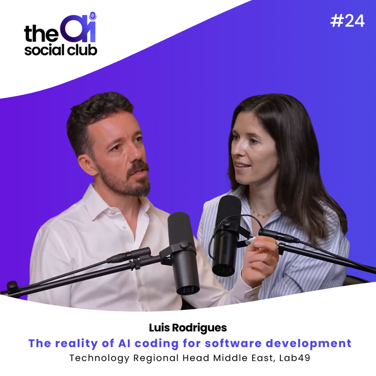 cover art for #24 The reality of AI coding for software development - Luis Rodriguez, Lab49