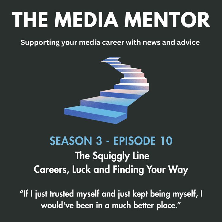 cover art for The Squiggly Line: Careers, Luck and Finding Your Way