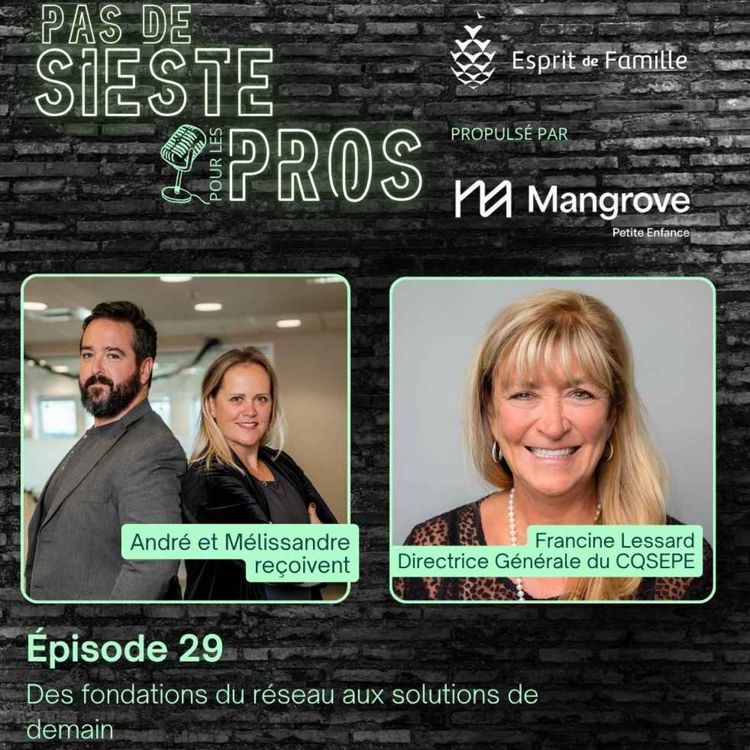 cover art for Des fondations du réseau aux solutions de demain : L'évolution avec Francine Lessard, DG du CQSEPE