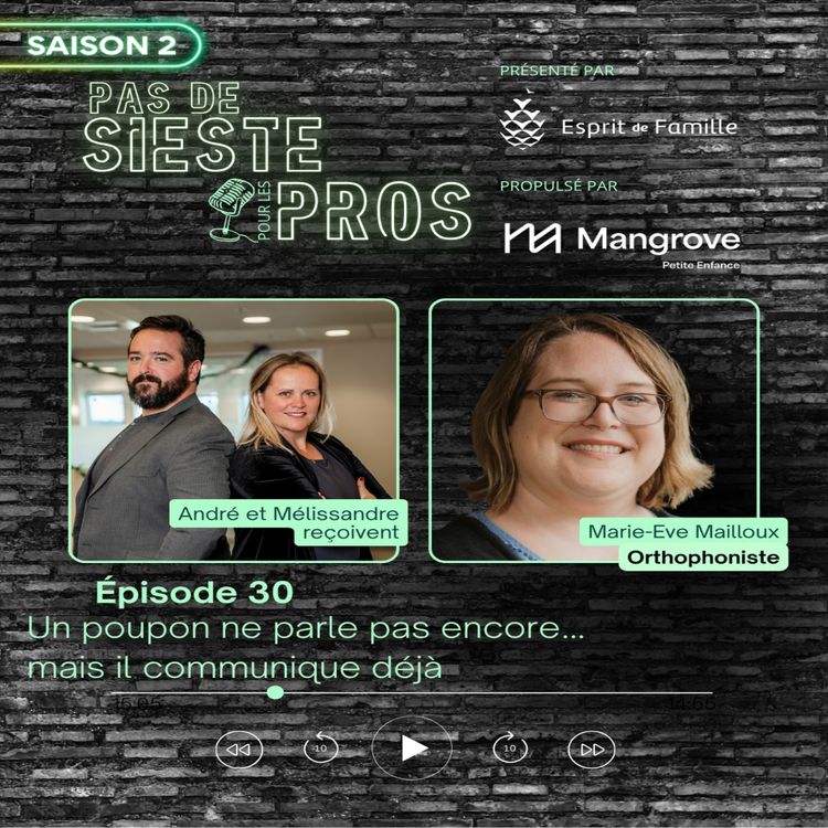 cover art for Un poupon ne parle pas encore… mais il communique déjà  - avec Marie-Ève Mailloux Orthophoniste