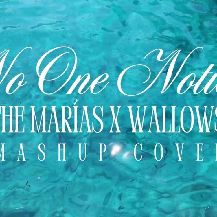 cover art for No One Noticed - The Marías x Wallows Mashup Cover