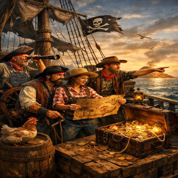 cover art for #67 - Tin Hats & Treasure Hunts