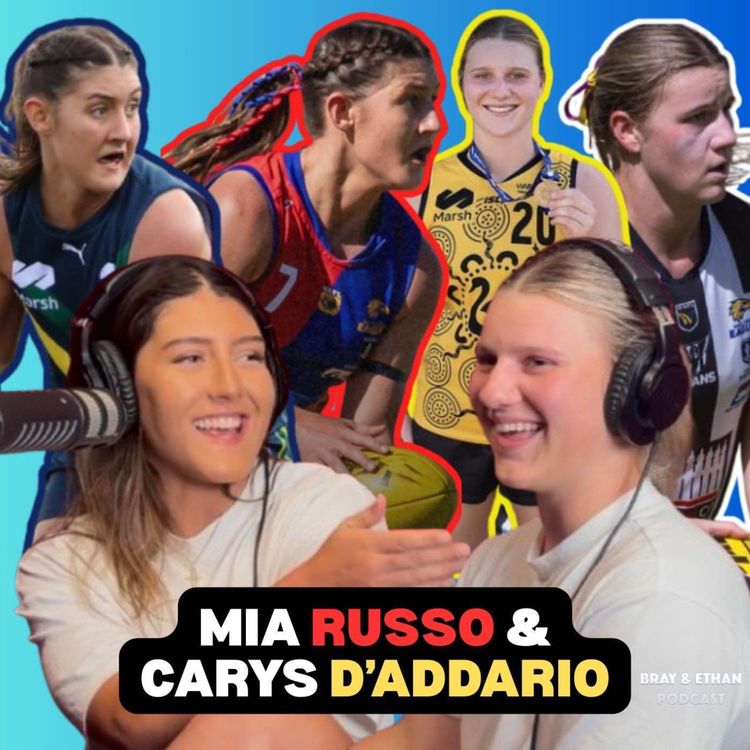 cover art for Mia Russo and Carys D’Addario in-studio before tomorrow's AFLW draft! | #167