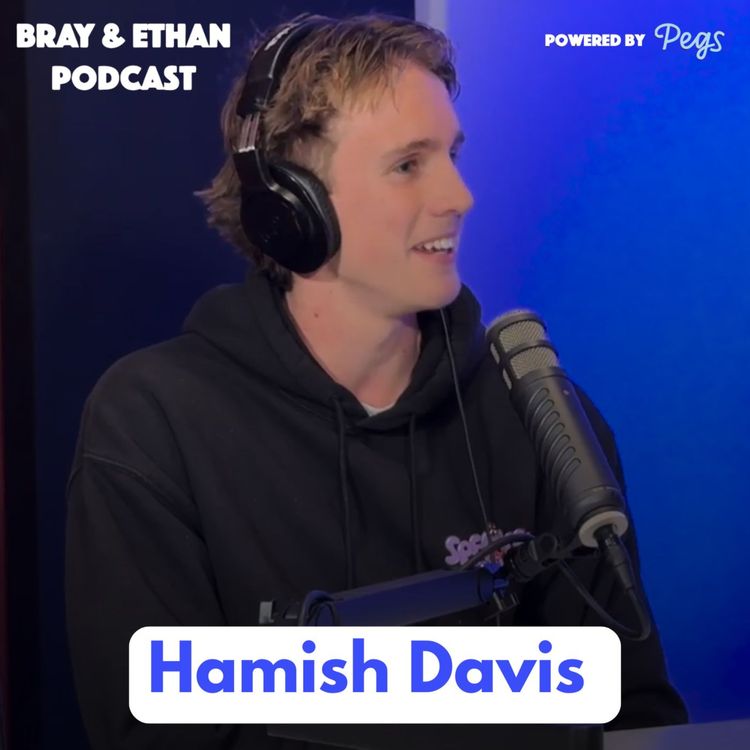 cover art for Hamish Davis has nearly as many nicknames as AFL clubs interested in him! | Bray & Ethan Podcast #145