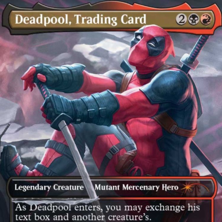 cover art for Deadpool MAGIC: THE GATHERING Cards Are Next Marvel Collab Drop