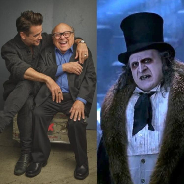 cover art for Watch Colin Farrell and Danny DeVito Talk About Their Time Playing the Penguin