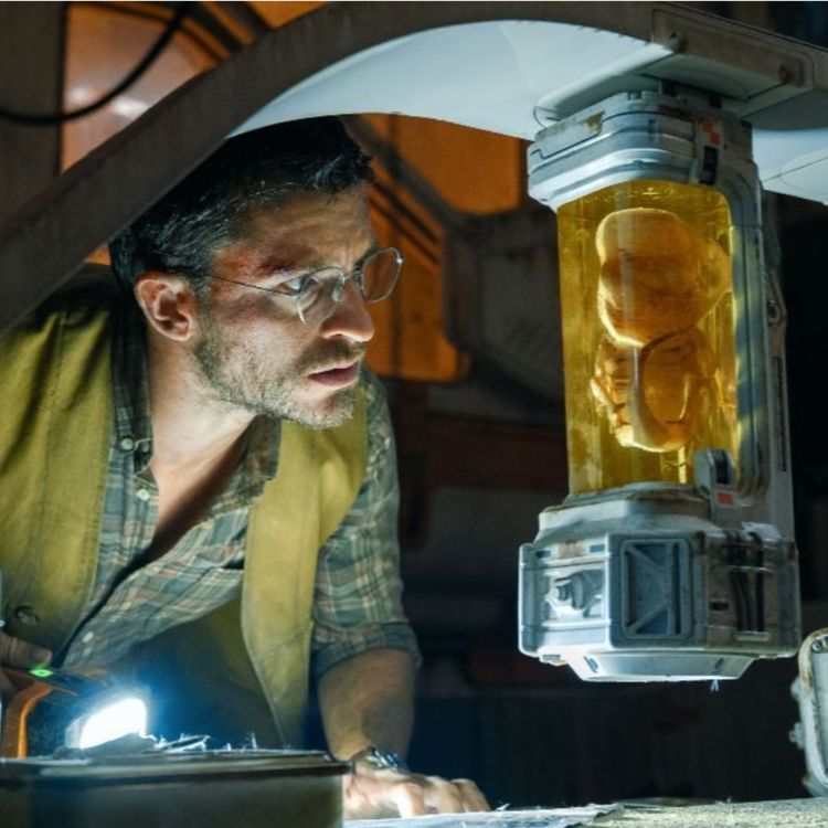 cover art for Jonathan Bailey on Wading in Mangroves and More in JURASSIC WORLD REBIRTH