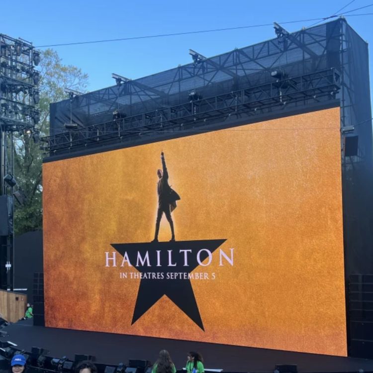 cover art for Watching HAMILTON in Theaters Is WORTH IT (Be in the Room Where It Happens)