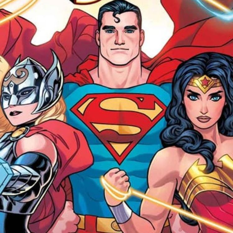 cover art for Marvel Brings Spider-Man and Superman Together Again in April