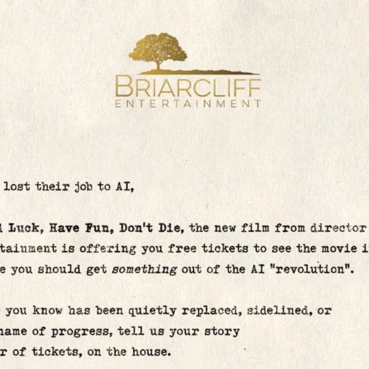 cover art for See GOOD LUCK, HAVE FUN, DON’T DIE For Free If AI Took Your Job