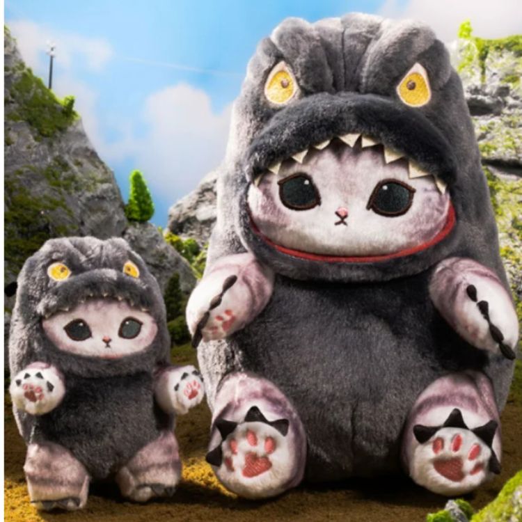 cover art for GODZILLA Just Got the Cutest, Fluffiest Crossover Imaginable