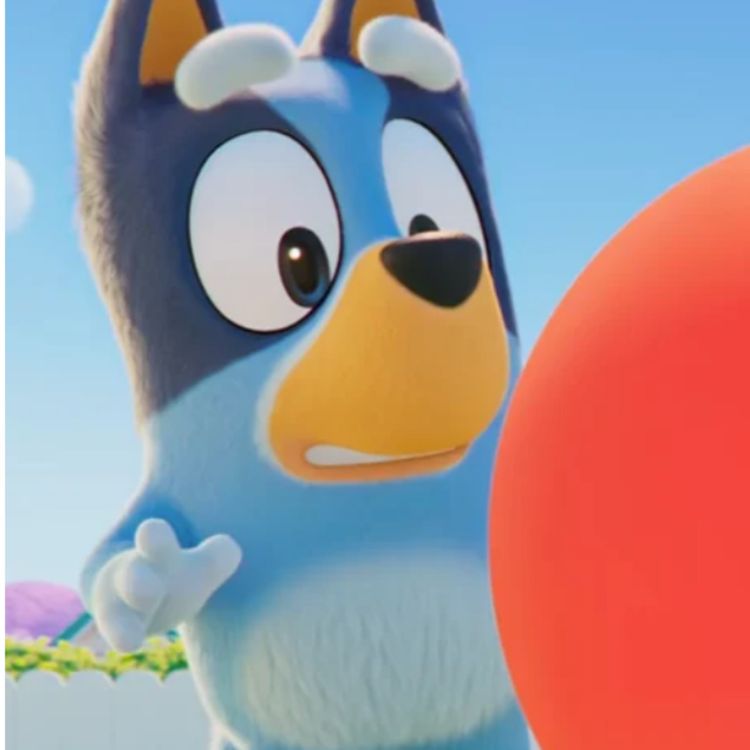 cover art for New THE BLUEY MOVIE Trailer Shows Bluey and Bingo in 3D