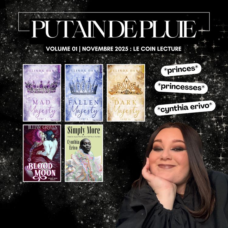 cover art for 🍂 coin lecture de novembre : entre pause, douceur et retrouvailles avec mes livres
