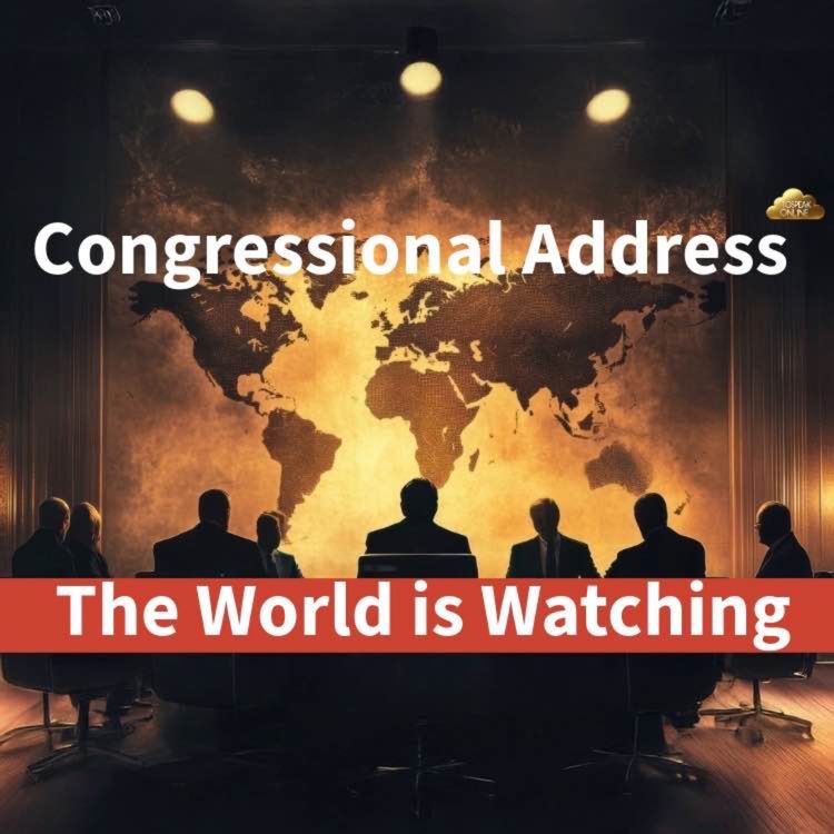 cover art for President Donald Trump Joint Address 2025 Full Speech