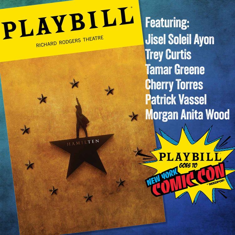 cover art for Hamilton, from New York Comic Con