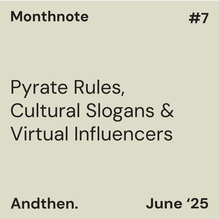 cover art for Monthnote #7 June 2025
