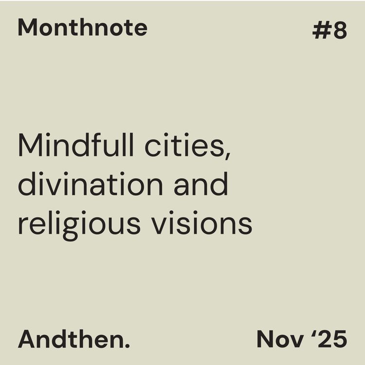 cover art for Monthnote #8 November 2025