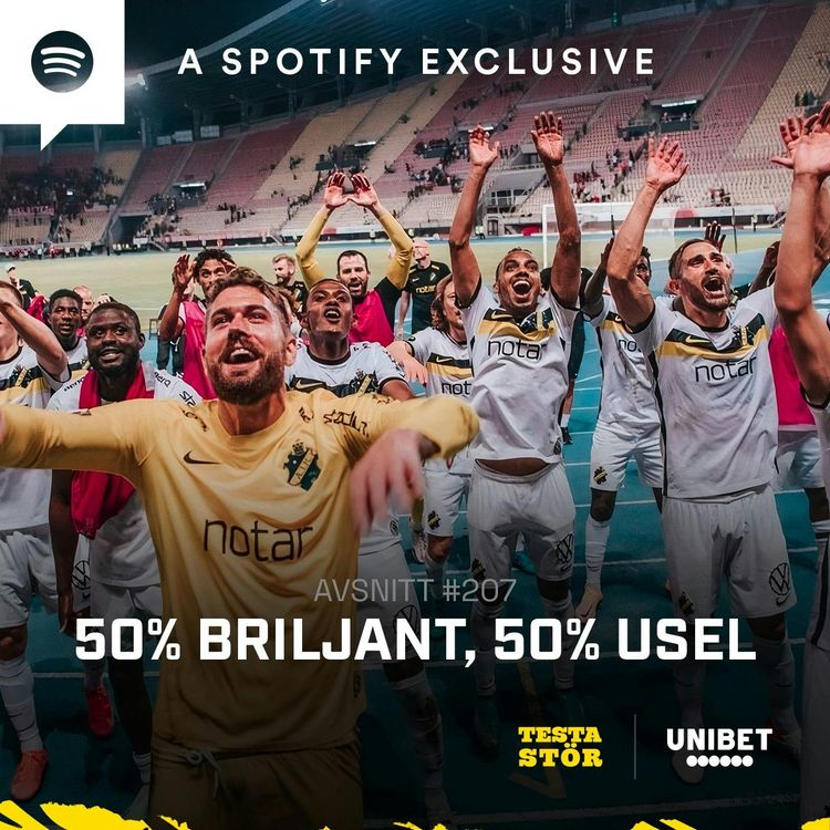 cover art for 207. 50% briljant, 50% usel