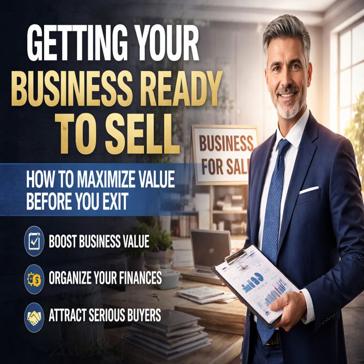 cover art for “Getting Your Business Ready to Sell: How to Maximise Value Before You Exit”