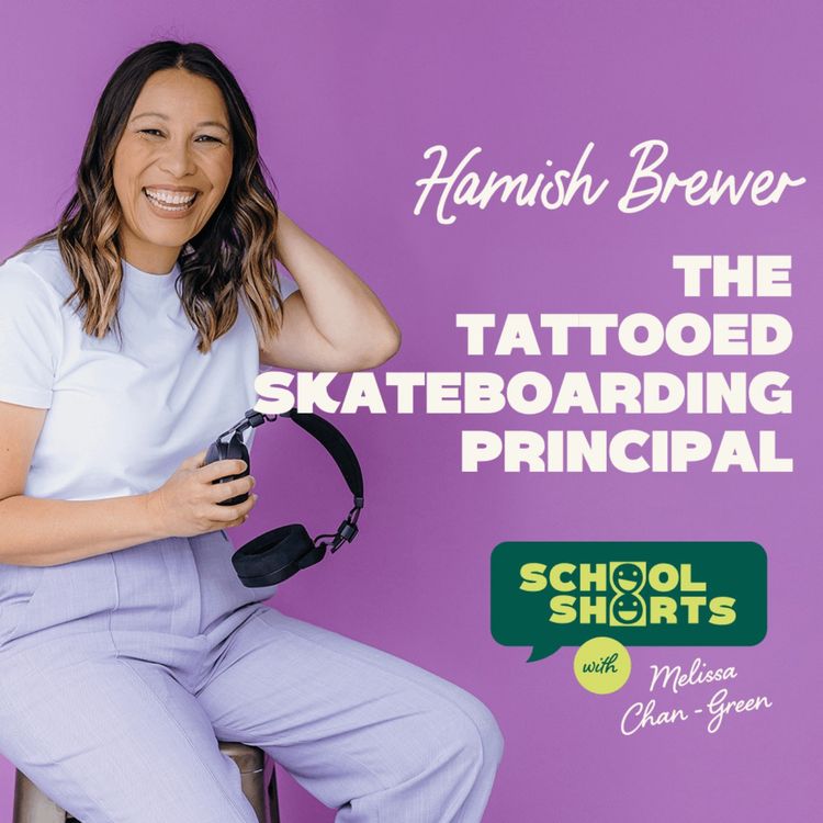 cover art for The Tattooed Skateboarding Principal; Hamish Brewer
