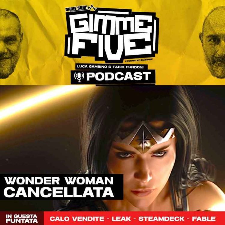 cover art for Gimme Five #6: Bye Bye Wonder Woman