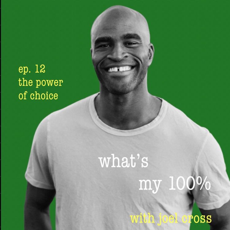 cover art for the power of choice with joel cross