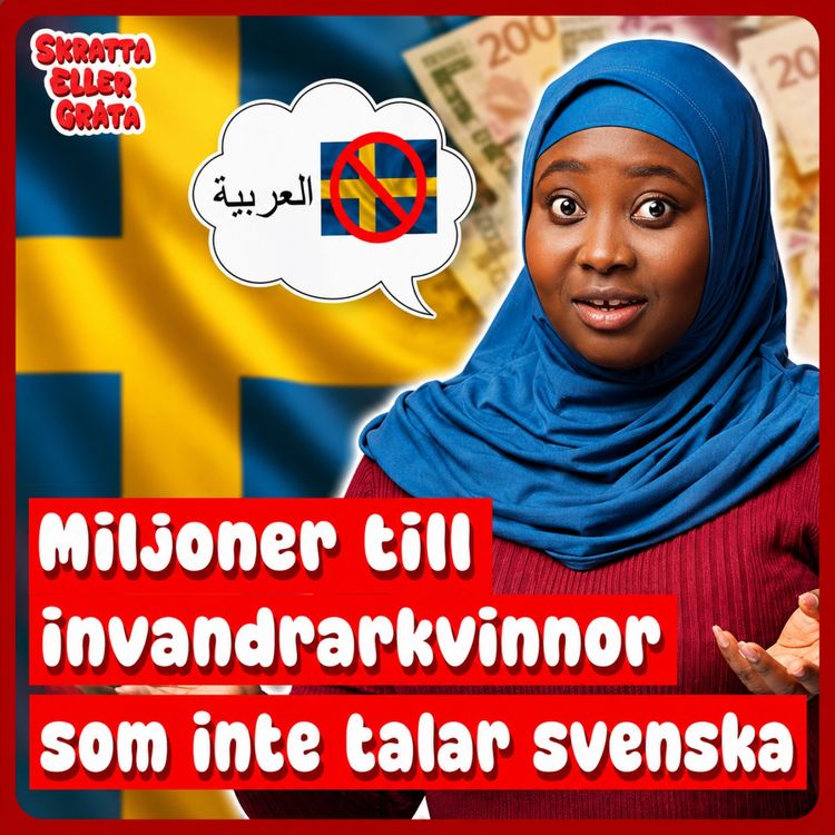 cover art for Miljoner till invandrarkvinnor som inte talar svenska