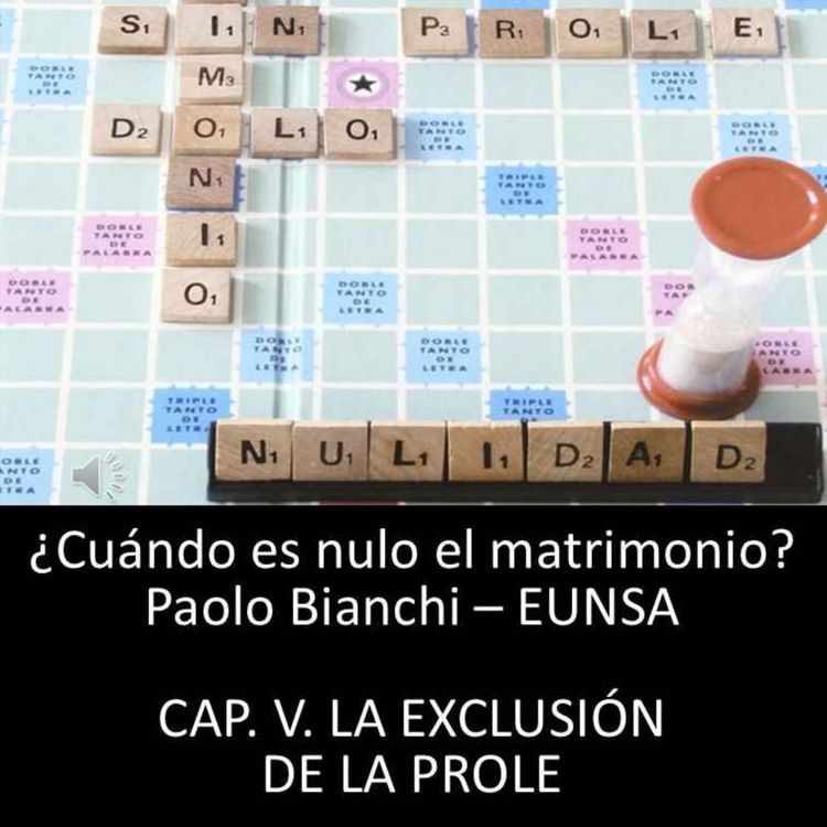 cover art for CAPÍTULO V. LA EXCLUSIÓN DE LA PROLE